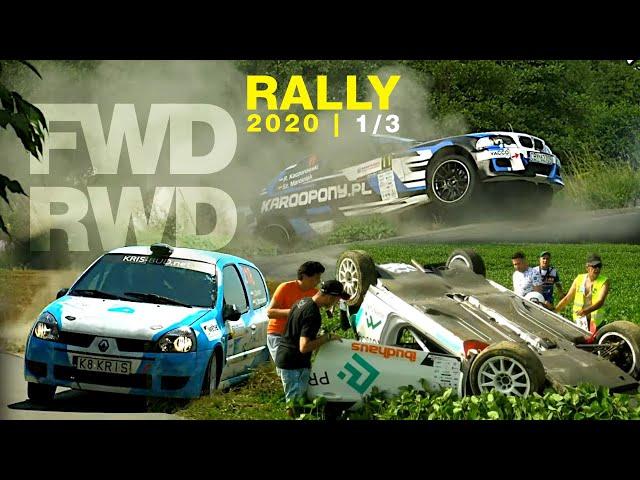 FWD RWD RALLY MIX 2020 | Flat Out, Mistakes & Crashes | part 1 | GRB