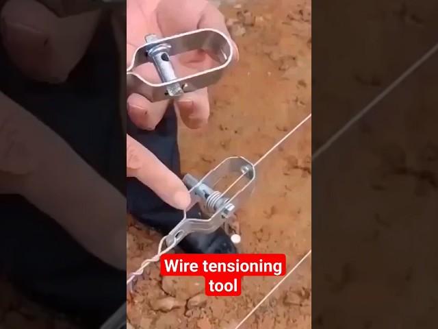 WIRE TENSIONING TOOL#subcriber #tools #constructiontools #fencing #polyhouse #home #shorts #farming