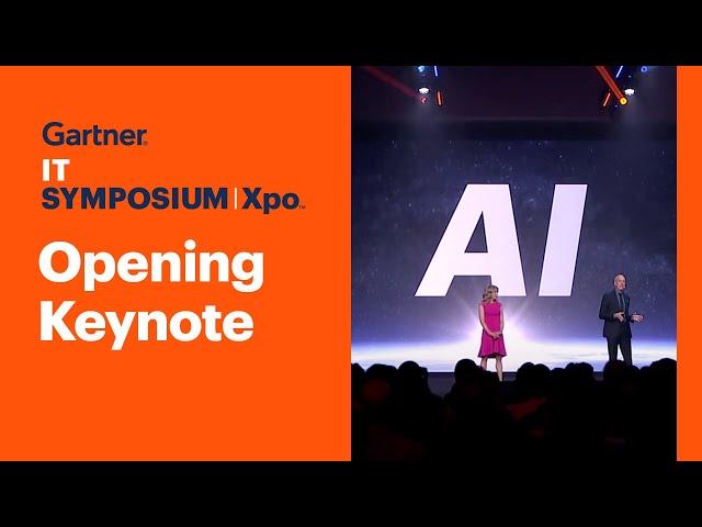 Opening Keynote: The Next Era − We Shape AI, AI Shapes Us l Gartner IT Symposium/Xpo