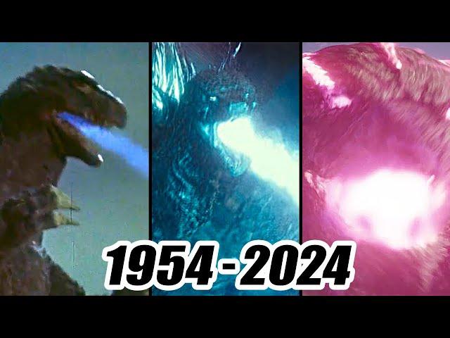 Evolution of GODZILLA atomic breath | 1954-2024