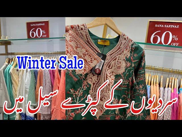 Sana Safinaz Flat 60% OFF Sale 2024 || Sana Safinaz Winter sale 60% OFF 2024 #sanasafinaz