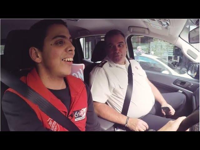 On the road with the Salvos: Brendan and Matt from The Salvation Army Project 614 in Melbourne