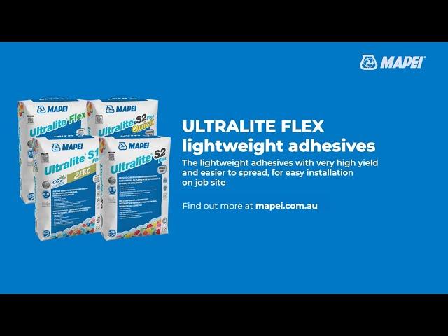 Mapei | Ultralite Adhesives