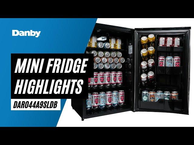 Danby Mini Fridge Highlight Video - DAR044A9SLDB