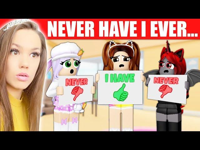 Exposing My FRIENDS In Never Have I Ever With CUTIE AND MOODY (Roblox)