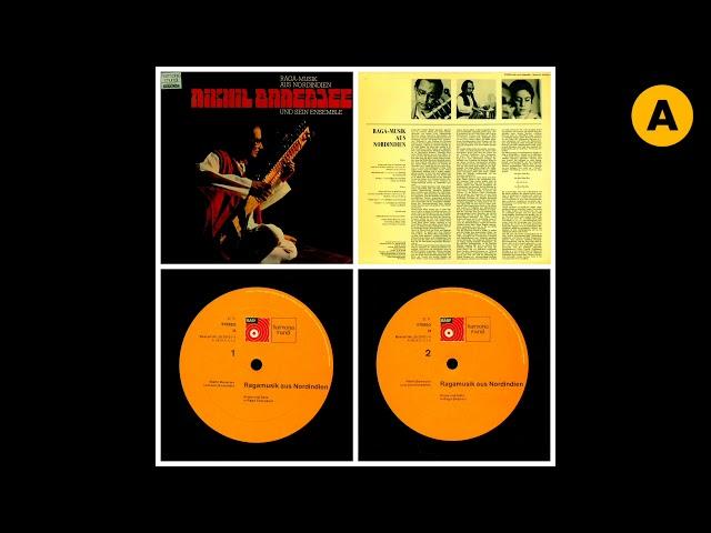 Nikhil Banerjee ~ Raga Musik Aus Nordindien ~ Harmonia Mundi ~ 1976 ~ Full LP Record Album