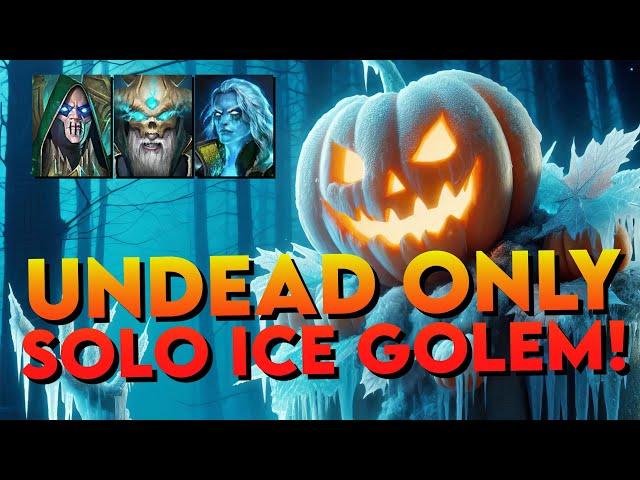 Undead ONLY Ice Golem! SOLO With These! | Raid: Shadow Legends