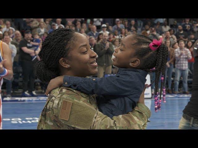 Harlem Globetrotters Plan a Military Family Reunion Surprise!