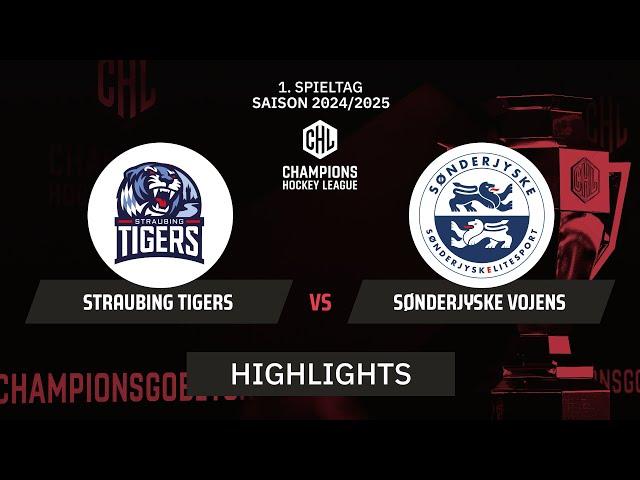 Straubing Tigers vs. SønderjyskE Vojens | Highlights - Hauptrunde, Champions Hockey League | SDTV