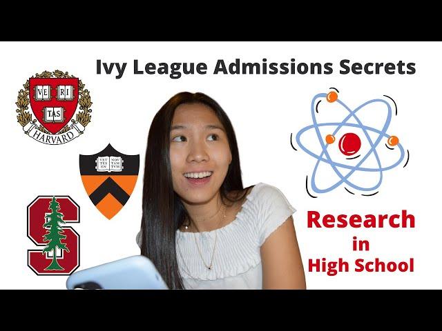 Landing Research Opportunities in High School!! ‍ | Stanford Admit Talks