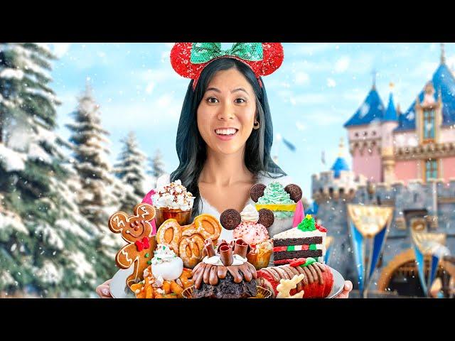 I Tried EVERY HOLIDAY Food at Disneyland! 