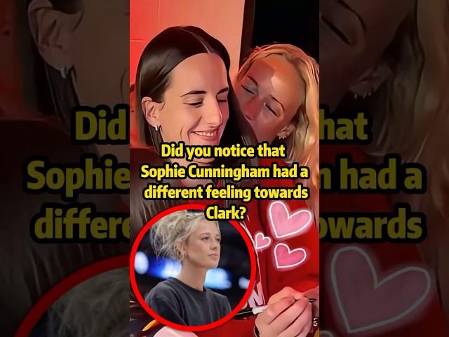 No one noticed Sophie’s feelings for Clark#shorts  #basketball #nba #wnba #caitlinclark #sophie