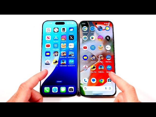 iPhone 16 Pro Max vs Pixel 9 Pro XL Speed Test