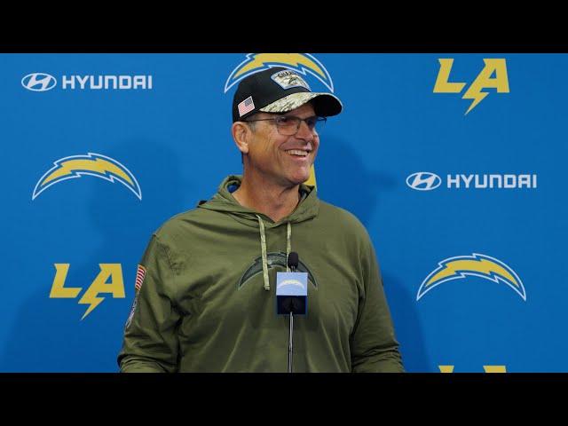 Jim Harbaugh On 2024 Minicamp Day 1 | LA Chargers