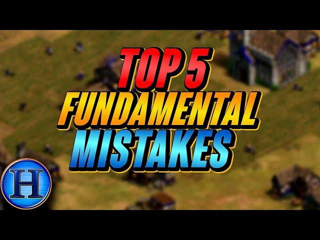 Top 5 Fundamental Mistakes All AoE2 Players Make