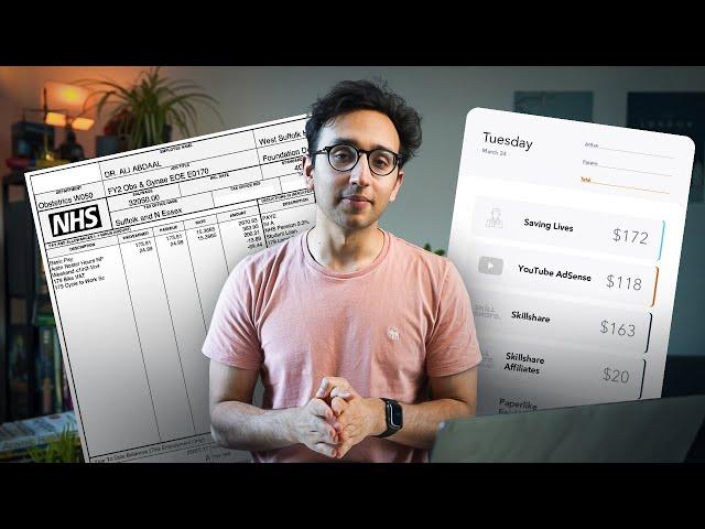 How Much Money I Earn in a Week as a Doctor & YouTuber