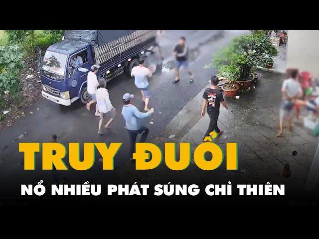 Video cảnh sát truy đuổi, nổ nhiều phát súng chỉ thiên bắt đá gà ăn tiền ở Hóc Môn