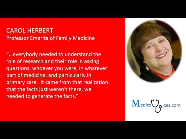 Carol Herbert | Primary Care and Participatory Research