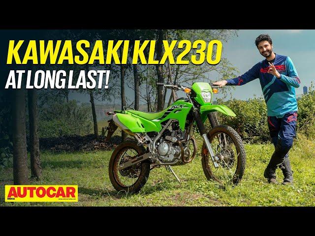 Kawasaki KLX230 review - The Japanese dual sport we’ve been waiting for | Autocar India