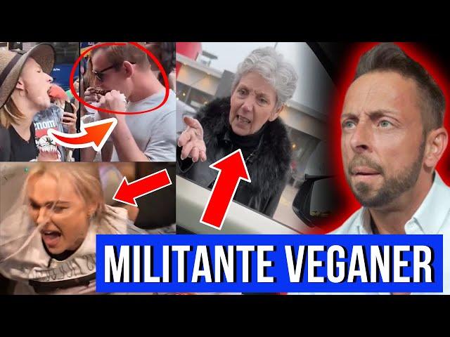 LÄCHERLICH!  VEGANE EXTREMISTEN: Gemüse-GEHIRNWÄSCHE und GEISTIGER BLACKOUT! ! ‍