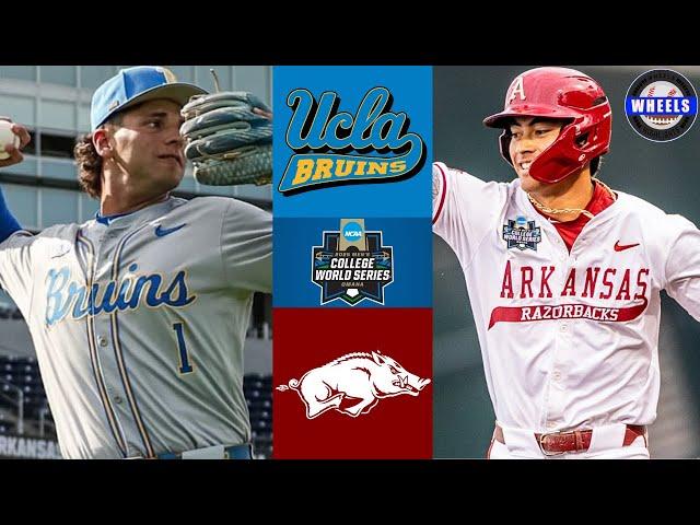 #15 UCLA vs #3 Arkansas | Elimination Game College World Series | 2025 College Baseball Highlights