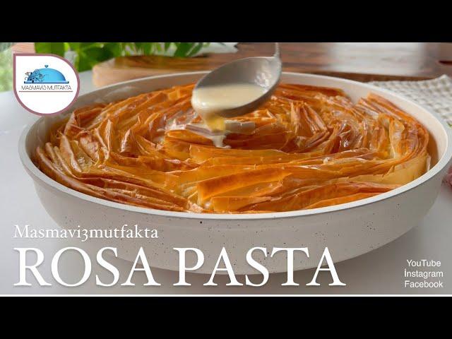 BU PASTA TREND OLURİLK DEFA BURDA GÖRDÜNÜZ️EFSANE BİR LEZZET ROSA PASTASI⭐️ÇOK KOLAY