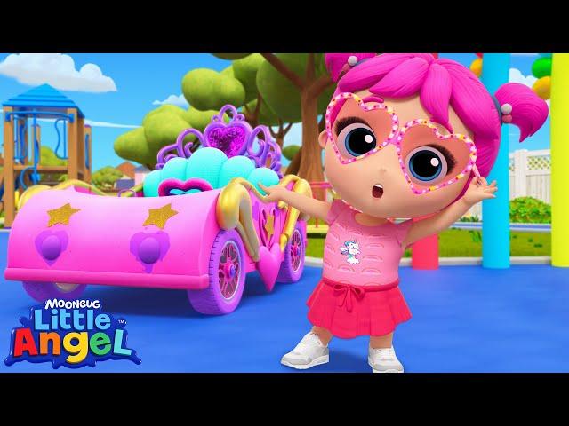 My Pink Car - Toy Carriage Makeover | Little Angel Kids Songs & Nursery Rhymes