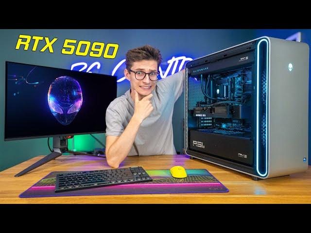 The FASTEST Pre Build Gaming PC Ever.. Right?!  Alienware Area 51 RTX 5090
