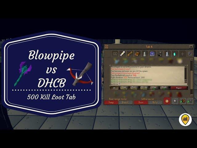 [Vorkath] Blowpipe vs Dragon Hunter Crossbow || 500 Kill Loot Tab