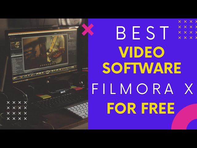 Best editing software for youtubers | filmora x| techtics