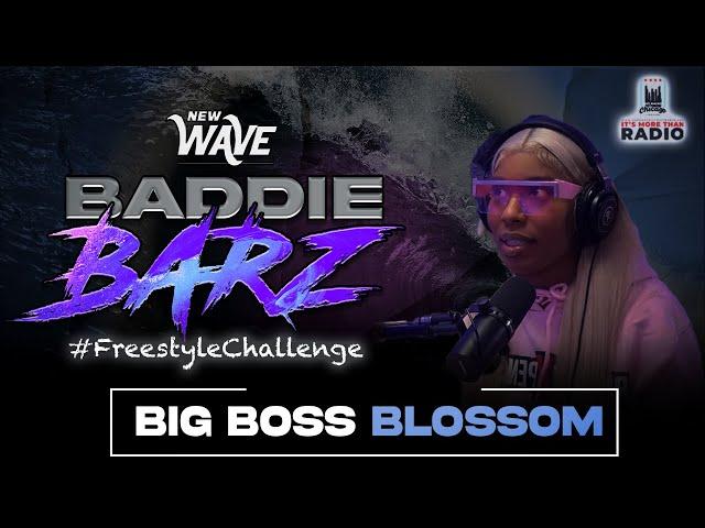 Big Boss Blossom Raps Over Bossman Dlow's "Get In Wit Me" Beat | New Wave Show #BaddieBarzFreestyle