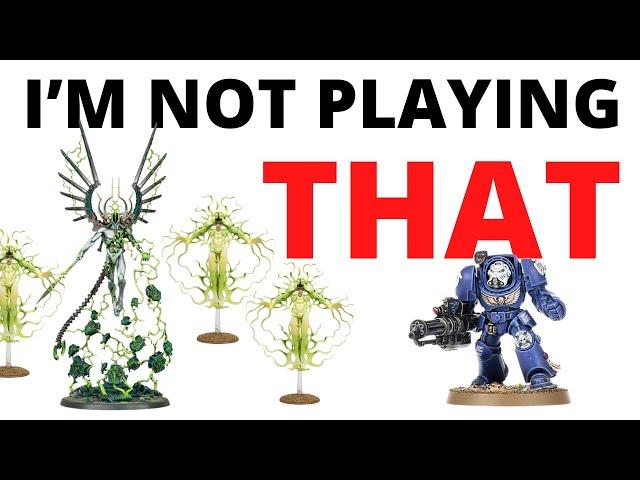 I'm Not Playing Against THAT - Thoughts on Refusing Games in Warhammer 40K