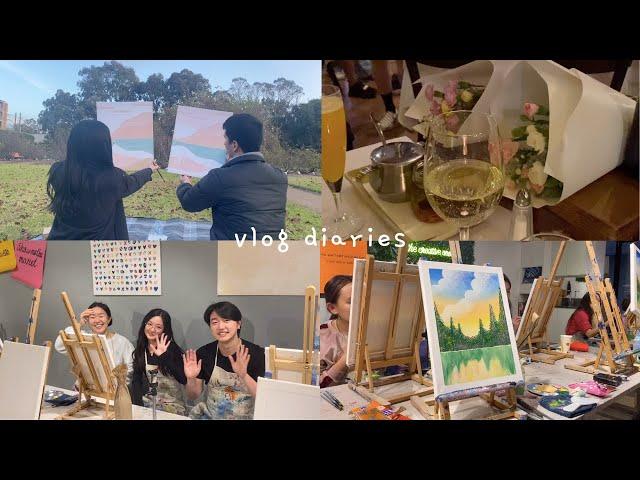 sydney vlog | cocreate , italian @andiamo, finishing our 600 days painting 