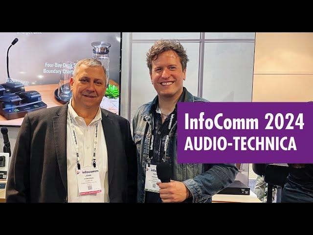 Audio-Technica Interview and Booth Tour | InfoComm 2024