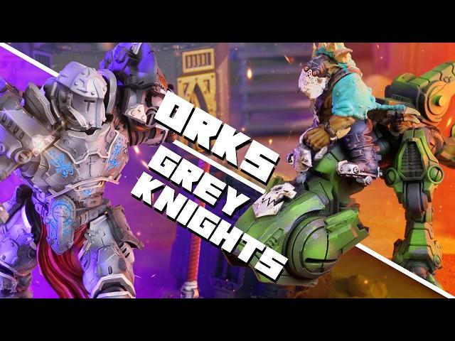 ORKTOBER Battle Report Special - Grey Knights vs Orks -  Warhammer 40k