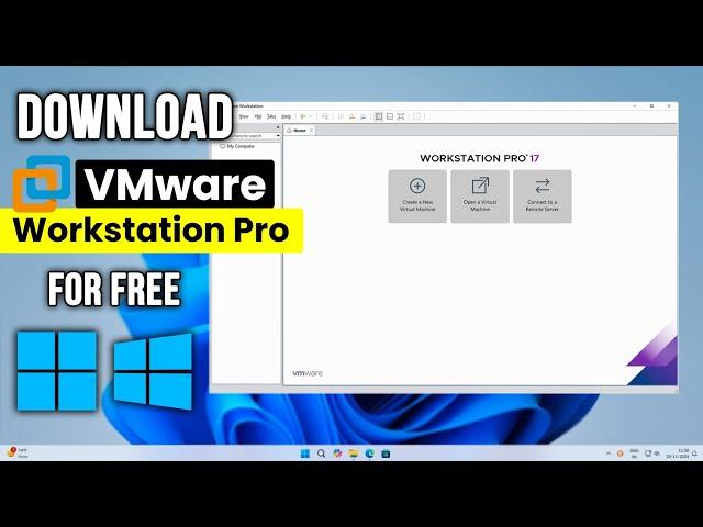 How to Install VMware Workstation For Free - [2024 Latest Method] - Download VMware Workstation Pro