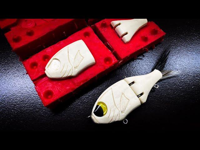 Making Silicone Lure Mold // Resin Poured Fishing Lure