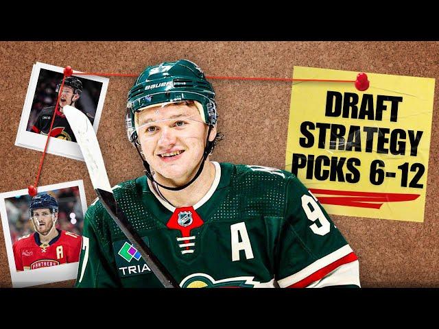 The BEST Early Round Draft Strategy For 2024 Fantasy Hockey (Picks 7-12)