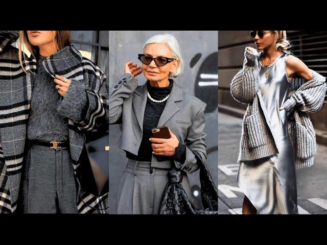 Gray is the Most Elegant Color of Fall 2024 | Style Over 60 | Style Tips for 2024