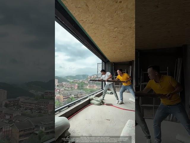 Never Do This ! Window Strength Test Gone Wrong