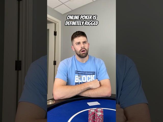 It’s definitely rigged tho..  #fyp #comedy #poker #texasholdem #gambling #casino #sethypoker