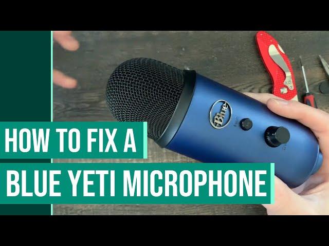 Blue Yeti Microphone Not Working | How to Replace a USB Port