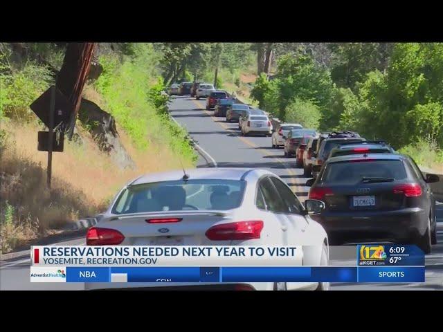 Reservations will be required to visit Yosemite National Park starting in 2024