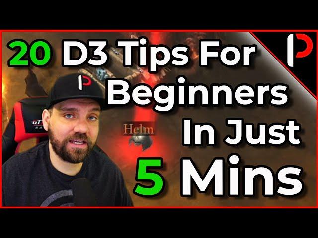 20 Tips in 5 Minutes All Diablo 3 Players should know! (2020)