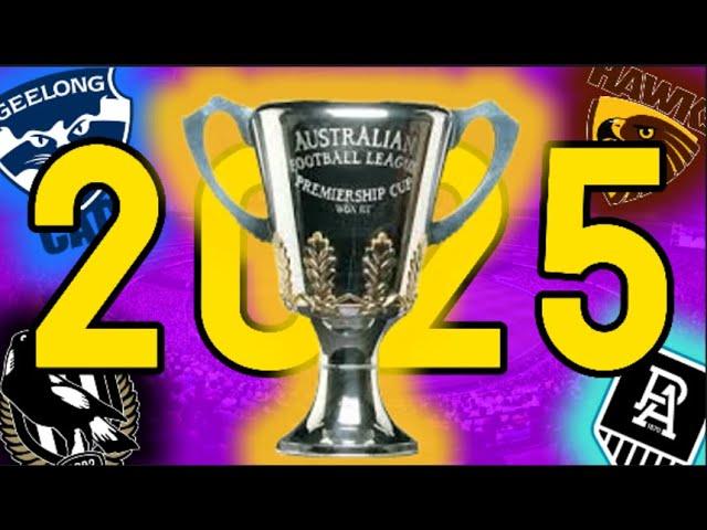 My Early 2025 AFL Ladder Predictions!