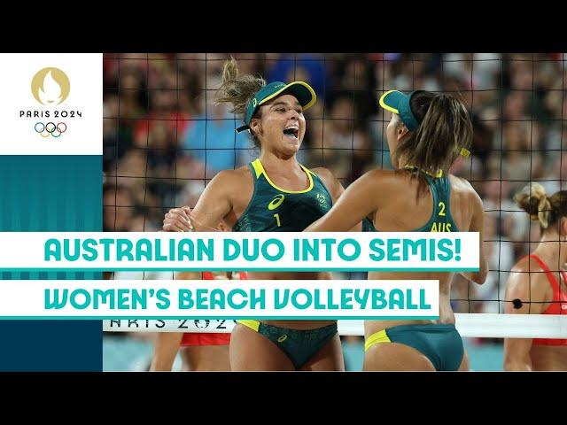  Clancy and Artacho del Solar Advance! | Women's Beach Volleyball | #Paris2024 Highlights