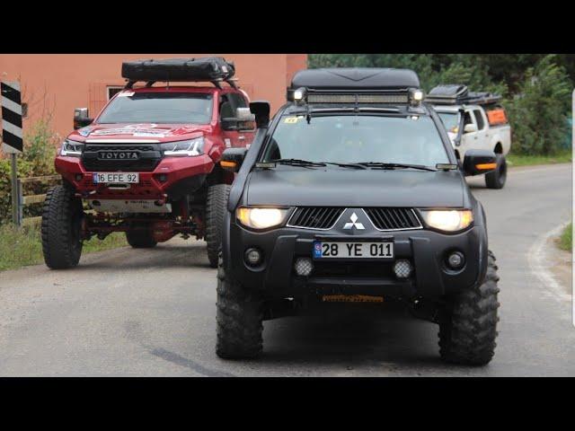 Toyota Hilux  Mitsubishi L200Ford Ranger OFF ROAD  TURKIYE BLACKSEA 