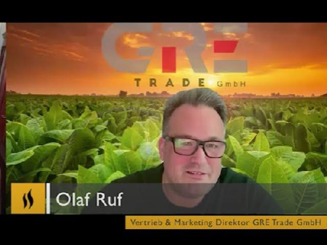 Olaf Ruf (Direktor Vertrieb/Marketing GRE Trade GmbH) im snTV Talk zur Slimline-Zigarette 'Couture'