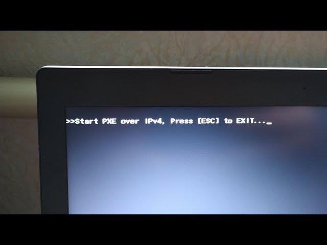 Start PXE over IPv6, Press ESC to EXIT Lenovo IdeaPad 330 15ICH отключение параметра