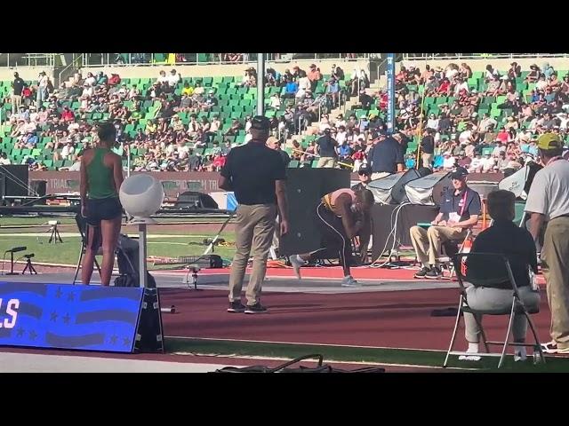 Anna Hall Heptathlon Shot Put, 2024 U.S. Olympic Trials